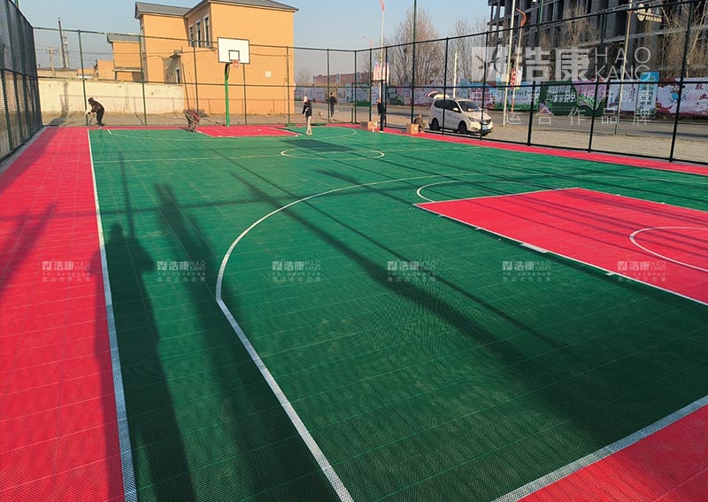 盘锦市体育局笼式篮球场